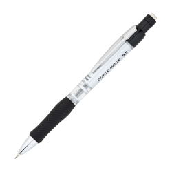 Pentel® Quick Dock™ Mechanical Pencil, 0.5 mm, Silver/Black Barrel