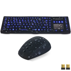 Delton M90/M44 Wireless Keyboard And Optical Mouse Combo, Black