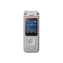 Philips Digital Voice Tracer DVT4110 - Voice recorder - 8 GB - silver, chrome