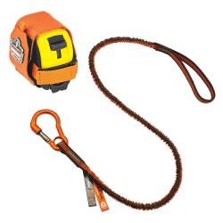 Ergodyne Squids® 3193 Tape Measure Tethering Kit, 2 Lb, Orange/Gray