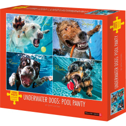 Willow Creek Press 1,000-Piece Puzzle, Underwater Dogs: Pool Pawty