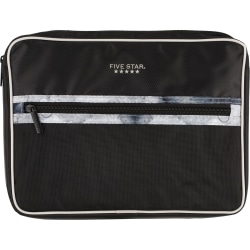 Five Star® Chromebook Tech Sleeve, 9"H x 11-3/4"W x 1-3/4"D, Black/Gray