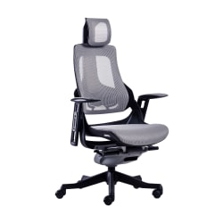Techni Mobili Ergonomic Mesh High-Back Executive Office Chair, Gray, RTA1818CGRY