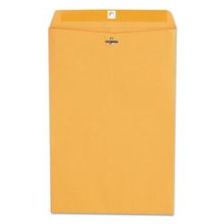 Universal® Center-Seam 10" x 15" Manila Envelopes, Clasp Closure, 28 Lb, Brown Kraft, Box Of 100