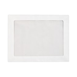 LUX #9 Full-Face Window Envelopes, Middle Window, Gummed Seal, Bright White, Pack Of 1,000
