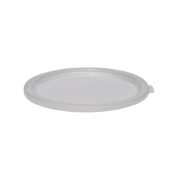 Cambro Translucent Round Lids For 2 - 4 Qt Food Containers, Pack Of 12 Lids