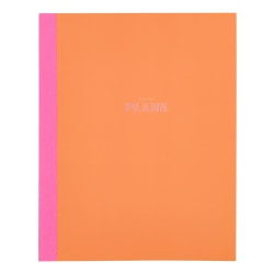 Organized by Happy Planner 12-Month Monthly/Weekly Classic Book Bound Soft Planner, 7-3/4" x 9-3/4", Color Form Tangerine, July-June, Total Qty 1