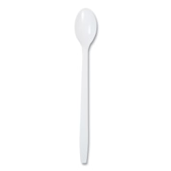 AmerCareRoyal® Polypropylene Cutlery, Soda Spoon, 7-7/8", White, Carton Of 1,000 Pieces