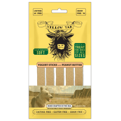 Yellow Yak Yogurt Sticks Dog Treats, Peanut Butter, 4.8 Oz, Total Qty 5