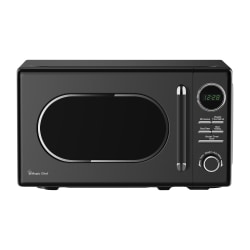 Magic Chef 700-Watt Retro Countertop Microwave, 0.7 Cu. Ft., Black