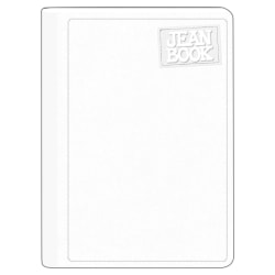 Norma Notebook, Jean, 100 Sheets, College-Ruled, 7-1/2" x 9-3/4", White, Total Qty 1