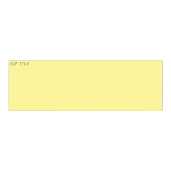 Seiko Instruments - Yellow - 1.1 in x 3.5 in 130 pcs. labels - for Smart Label Printer 100, 120, 200, 220, 620, 650SE, EZ30, Pro