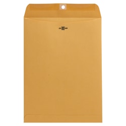 Universal® Center-Seam 9" x 12" Manila Envelopes, Clasp Closure, 32 Lb, Brown Kraft, Box Of 100