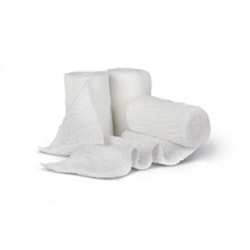 Medline Bulkee Lite Nonsterile Conforming Bandages, 4" x 4 1/8 Yd., White, Pack Of 96