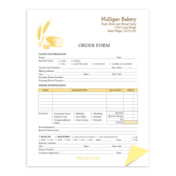 Custom Carbonless Business Forms, Create Your Own, Value Full-Color, 8 1/2" x 11", 3-Part, Box Of 50