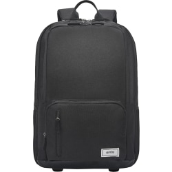 Solo New York Bleeker Rolling Backpack With 15.6" Laptop Pocket, 51% Recycled, Black
