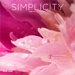 2026 Brush Dance Simplicity Monthly Plastic-Free Square Wall Calendar, 12" x 12", Inspiration, January to December 2026, 9798330705627