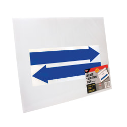 Cosco® Large Blank Sign With Vinyl Arrows And Stake, 19" X 15", White