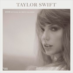 2026 BrownTrout Taylor Swift OFFICIAL Monthly Plastic-Free Square Wall Calendar, 12" x 12", Entertainment, January to December 2026, 9798330707713