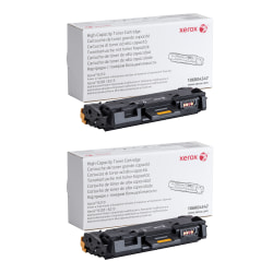 Xerox® 106R04347 High-Yield Black Toner Cartridges, Pack Of 2