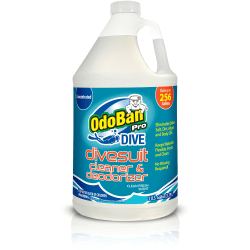 OdoBan Dive No-Rinse Wetsuit Cleaner Concentrate, Fresh Scent, 1 Gallon