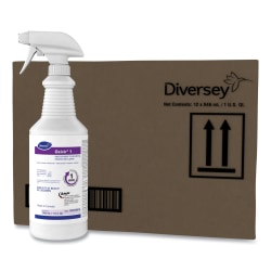Diversey™ Oxivir® 1 RTU Disinfectant Cleaner, 32 oz Spray Bottle, 12/Carton