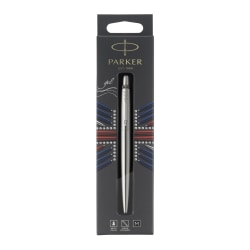 Parker® Jotter Gel Pen, Medium Point, 0.7 mm, Stainless-Steel/Chrome Barrel, Black Ink