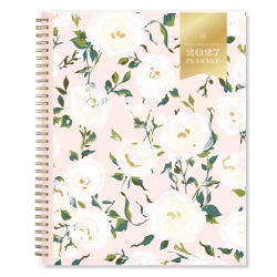 2027 Blue Sky Coming Up Roses Blush Weekly/Monthly Planning Calendar, 8.5x11, 0%, CYO, Jan-Dec, RY27