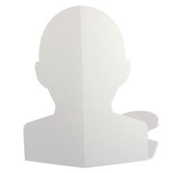 Roylco Stand Up Self Portrait Kit, White, Pack Of 40 Portraits