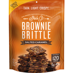 Brownie Brittle Salted Caramel, 2.75 Oz, Case Of 8 Bags