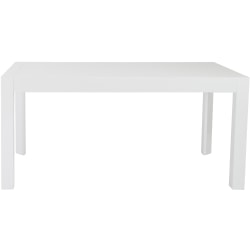 Eurostyle Adara Dining Table, 29-1/2"H x 63"W x 35-2/5"D, White