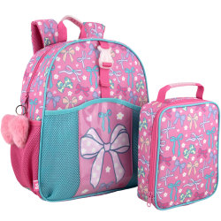 Up We Go 3-Piece Backpack Set, Bows, Total Qty 1