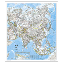 National Geographic Asia Classic Map, Laminated