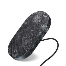Einova Dual Wireless Charging Stone, Black Marble