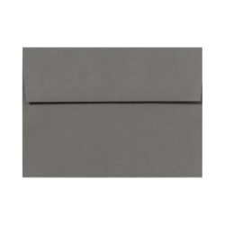 LUX Invitation Envelopes, A6, Peel & Press Closure, Smoke Gray, Pack Of 50