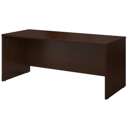 Bush Business Furniture Components Office Desk 72"W x 30"D, Mocha Cherry, Standard Delivery