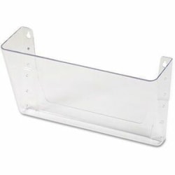 Universal Letter File Pocket - 8 1/2" x 11" - Polypropylene, Vinyl, Polyvinyl Chloride (PVC), Plastic - Clear - 1 Each