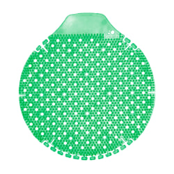 Fresh Products Tidal Wave Urinal Screens, 8", Cucumber Melon, Green, Pack Of 36 Urinal Screens
