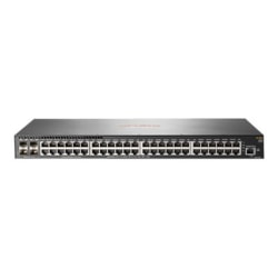 HPE Aruba 2540 48G PoE+ 4SFP+ - Switch - managed - 48 x 10/100/1000 (PoE+) + 4 x 10 Gigabit Ethernet / 1 Gigabit Ethernet SFP+ - desktop, rack-mountable, wall-mountable - PoE+ (370 W)