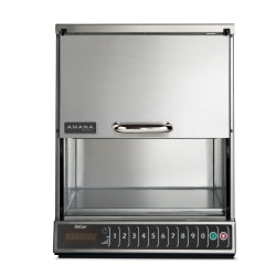 Amana OnCue Series Commercial Microwave, 0.3 Cu. Ft., Silver
