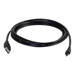C2G 1ft USB Cable - USB Cable - USB A to USB Micro B - M/M - USB cable - Micro-USB Type B (M) to USB (M) - USB 2.0 - 1 ft - black