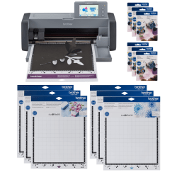 Brother® ScanNCut SDX125e 13-Piece DIY Cutting Machine Set With Scanner, Titanium/Gray