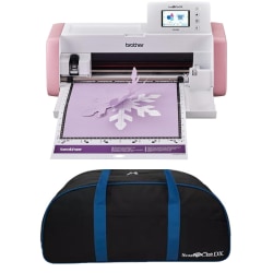 Brother® ScanNCut SDX85M Electronic DIY Cutting Machine With Scanner Plus Duffel Bag, Maui/Pink