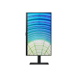 Samsung S24A600UCN - S60UA Series - LED monitor - 24" (23.8" viewable) - 2560 x 1440 QHD @ 75 Hz - IPS - 300 cd/m² - 1000:1 - HDR10 - 4 ms - HDMI, DisplayPort, USB-C - black