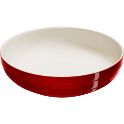 Staub Ceramic Serving Bowl, 11-1/2", Cherry