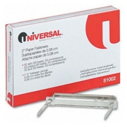 Universal Two-Piece Paper Fastener - 2" Size Capacity - 50 / Box