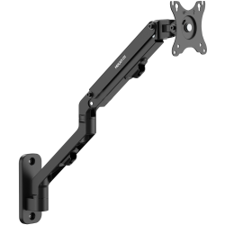 Mount-It! Counterbalance 32" Monitor Arm for Wall and Pole Mounting, Black