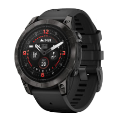 Garmin epix Pro (Gen 2) Sapphire Edition Smartwatch with 47 mm Case, Carbon Gray/Black