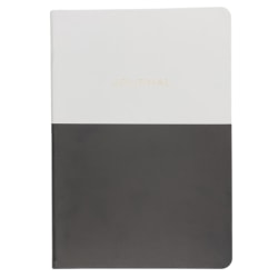 Eccolo Style Journal, 6" x 8", 256 Pages, Black & White/Ivory