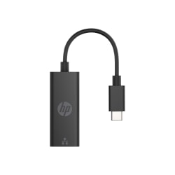 HP USB-C to RJ45 Adapter G2 - USB Type C - 128 MB/s Data Transfer Rate - 1 Port(s) - 1 - Twisted Pair - 10/100/1000Base-T - Portable - Black